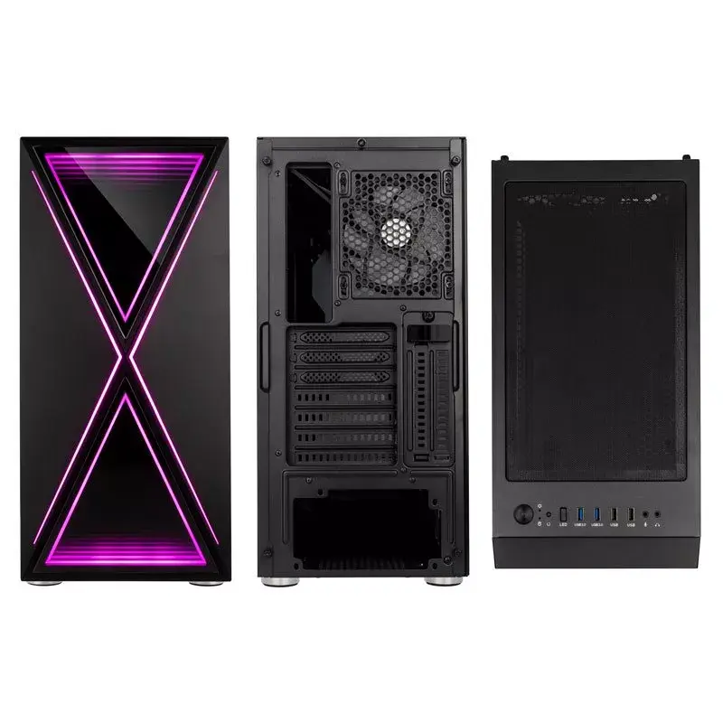 Computergehäuse Kolink VOID X Midi Tower Schwarz
