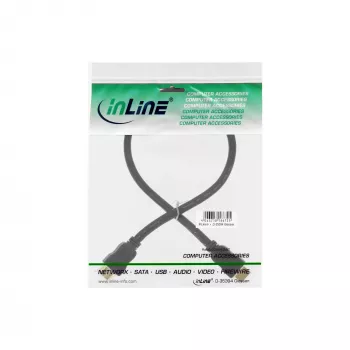 InLine High Speed HDMI-Kabel mit Ethernet, M/M, schwarz, Goldkontakte, 5 m