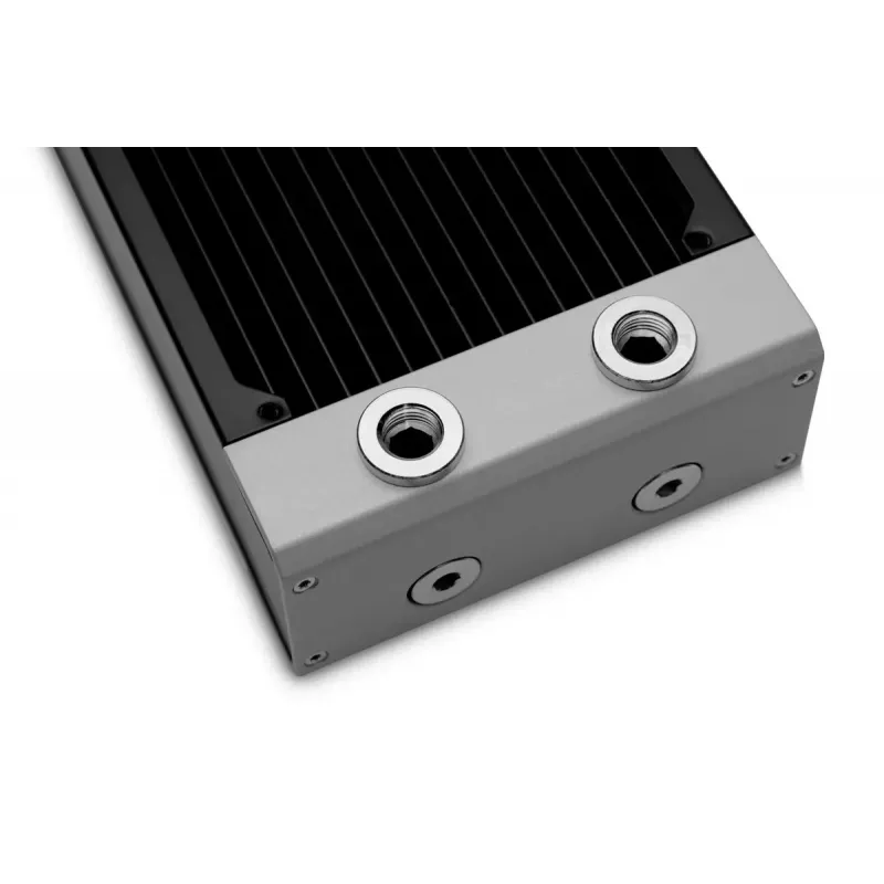 Radiator EK Water Blocks Messing Kupfer Edelstahl Schwarz 130x300x44mm
