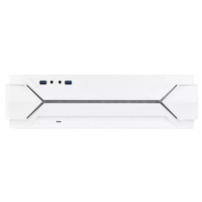 PC-Gehäuse Silverstone RVZ03-ARGB Desktop Weiß
