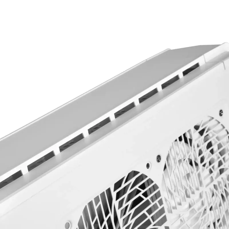 PC-Gehäuse Silverstone RVZ03-ARGB Desktop Weiß