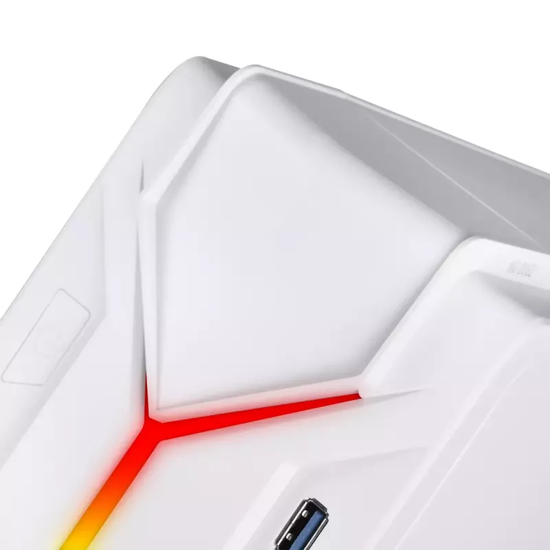 PC-Gehäuse Silverstone RVZ03-ARGB Desktop Weiß