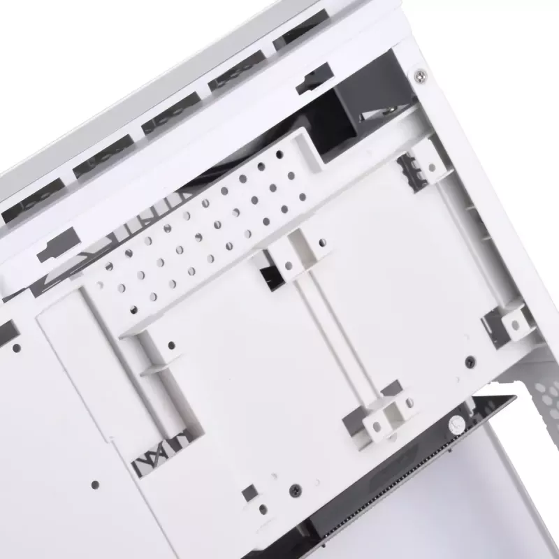 PC-Gehäuse Silverstone RVZ03-ARGB Desktop Weiß