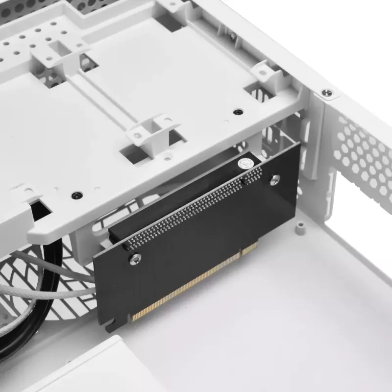 PC-Gehäuse Silverstone RVZ03-ARGB Desktop Weiß