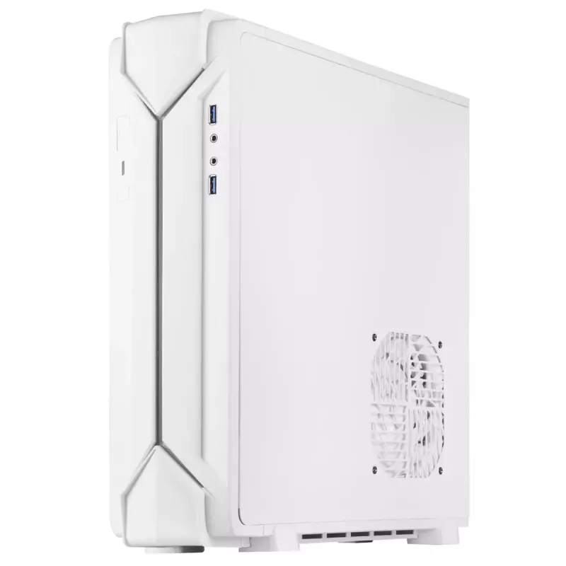 PC-Gehäuse Silverstone RVZ03-ARGB Desktop Weiß