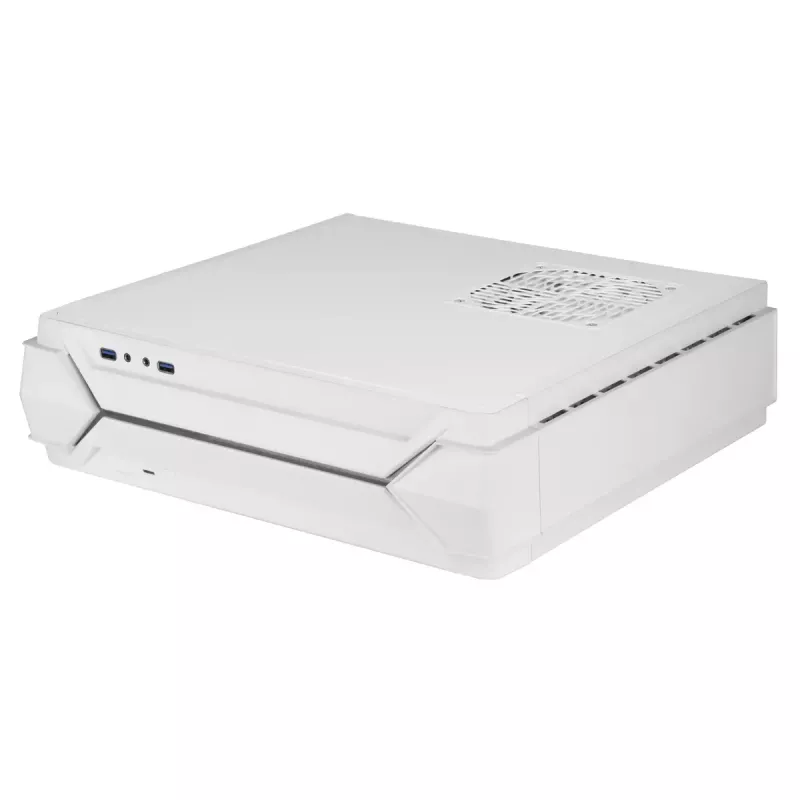 PC-Gehäuse Silverstone RVZ03-ARGB Desktop Weiß