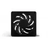Lüfter Alphacool Apex Stealth Metall 12 cm Schwarz 400-2000 U/min 20-29.9 dB