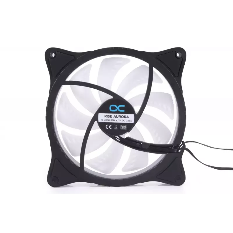 Lüfter Alphacool Rise Aurora 14 cm Schwarz 2000 RPM 154,1 m³/h