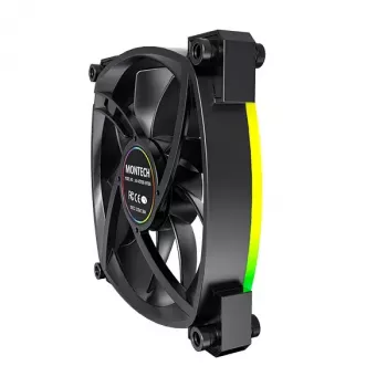 Lüftermodul Montech AX120 PWM 120mm 12V Schwarz 3-Pin 4-Pin