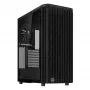 PC-Gehäuse ASUS ProArt PA401 Wood TG PWM Tower Schwarz — ATX, gehärtetes Glas, 2x160mm Frontlüfter, USB-C, unterstützt GPU 31,5 cm