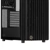 PC-Gehäuse ASUS ProArt PA401 Wood TG PWM Tower Schwarz — ATX, gehärtetes Glas, 2x160mm Frontlüfter, USB-C, unterstützt GPU 31,5 cm