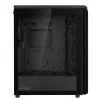 PC-Gehäuse ASUS ProArt PA401 Wood TG PWM Tower Schwarz — ATX, gehärtetes Glas, 2x160mm Frontlüfter, USB-C, unterstützt GPU 31,5 cm