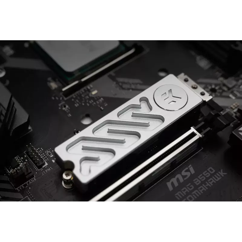 Kühlkörper EK Water Blocks Quantum Convection M.2 NVMe Aluminium Silber 24 mm 75 mm 11,3 mm