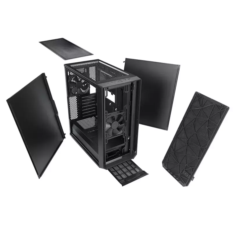 PC-Gehäuse Fractal Design Meshify C Midi Tower Schwarz