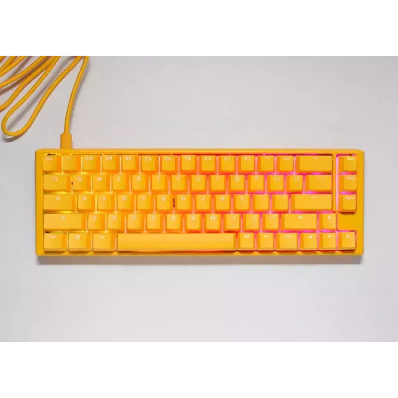 Ducky One 3 Gelb SF Tastatur Gaming USB QWERTY Mechanisch RGB