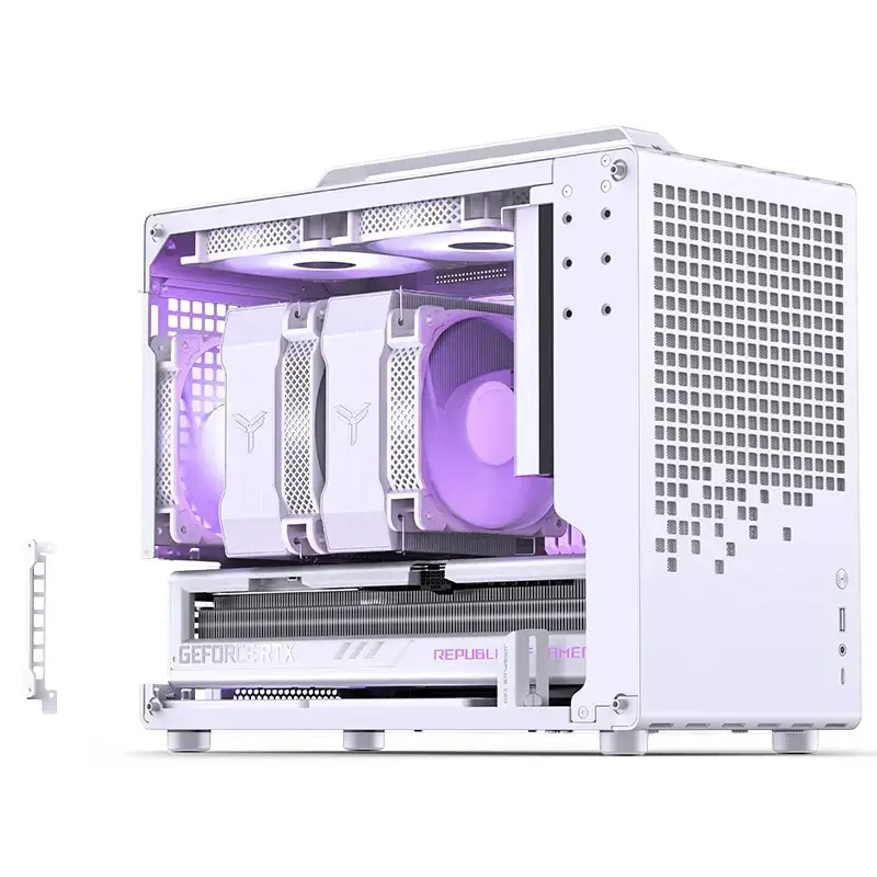 Computergehäuse Jonsbo Jonsplus Z20 Mesh Mini Tower Micro-ATX Weiß