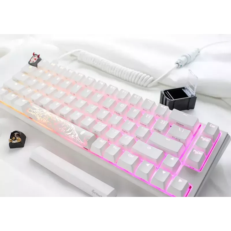 Ducky One 3 Classic Pure White SF Tastatur Gaming USB Mechanical 67 Tasten RGB