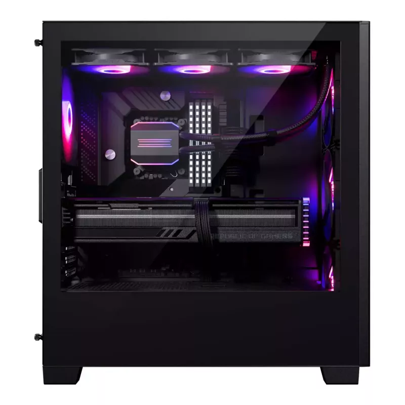 PC-Gehäuse PHANTEKS XT Pro Ultra Midi Tower Schwarz — ATX/EATX, Temperglas, 2x3,5 Zoll + 5x2,5 Zoll, USB-C