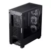 PC-Gehäuse PHANTEKS XT Pro Ultra Midi Tower Schwarz — ATX/EATX, Temperglas, 2x3,5 Zoll + 5x2,5 Zoll, USB-C