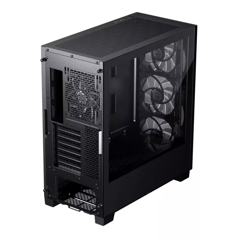 PC-Gehäuse PHANTEKS XT Pro Ultra Midi Tower Schwarz — ATX/EATX, Temperglas, 2x3,5 Zoll + 5x2,5 Zoll, USB-C