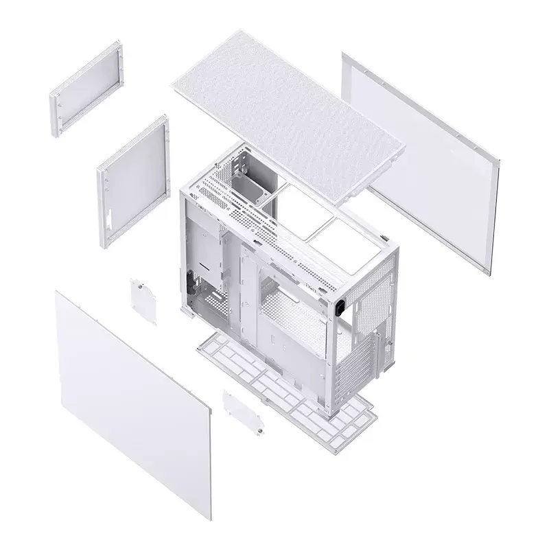 PC-Gehäuse Jonsbo D41 MESH Midi Tower Weiß