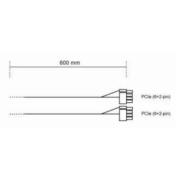 Netzkabel be quiet! CP-6620 0,6 m