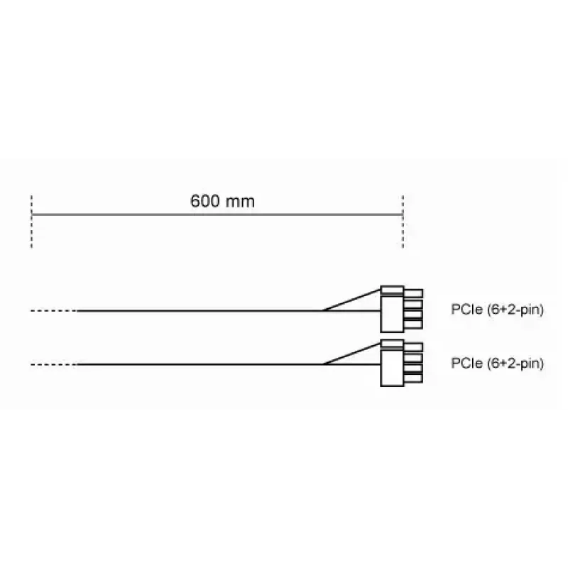 Netzkabel be quiet! CP-6620 0,6 m