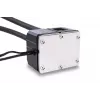 All-in-One-Flüssigkeitskühler Alphacool 13074 — 120-mm-Lüfter, 3 Lüfter, 2500 U/min, 40 cm Schläuche, Kupferradiator, Multi-LED, Schwarz