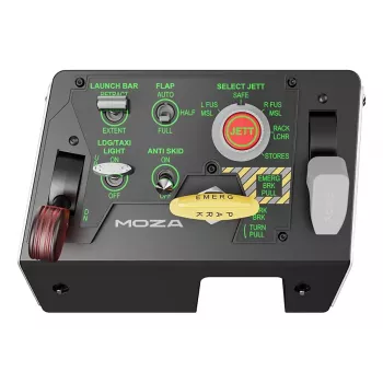 Moza Racing MTLP Panel, Schwarz, Metall, 196,5 mm, 134,7 mm, 149 mm, 680 g