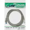 InLine Patch Kabel S/FTP PiMF Cat.6A halogen free 500MHz Grau 1m