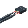 USB 3.0 auf USB 2.0 Adapterkabel Akasa AK-CBUB19-10BK