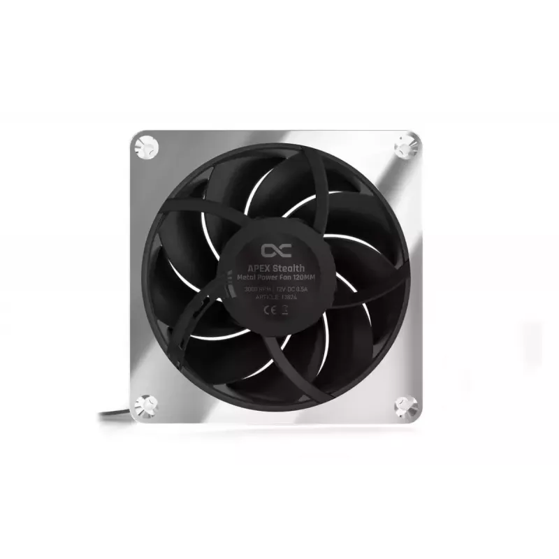 Fan Alphacool Apex Stealth Metall 12 cm 400-3000 RPM 30-49.9 dB