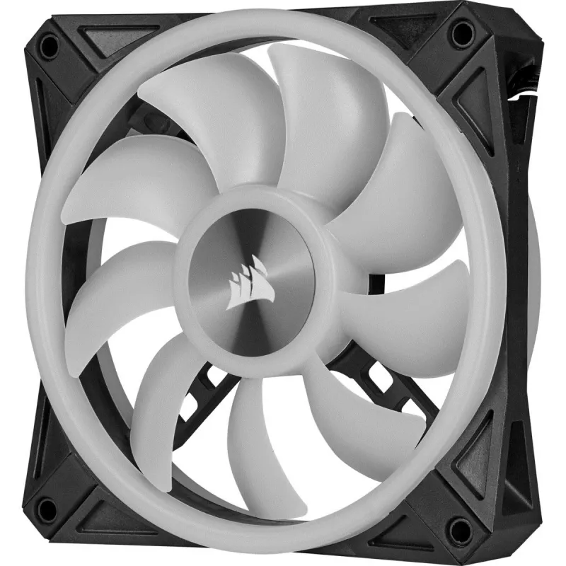 CORSAIR iCUE QL140 RGB 140mm PWM Dual Fan Kit mit Lighting Node Core
