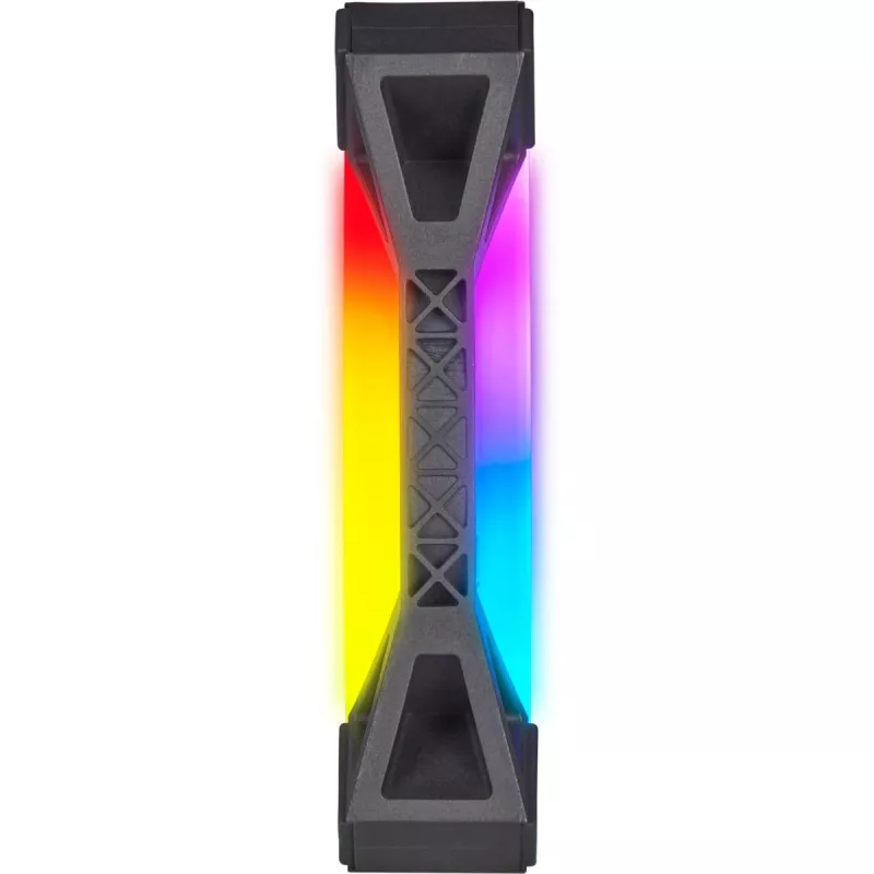 CORSAIR iCUE QL140 RGB 140mm PWM Dual Fan Kit mit Lighting Node Core