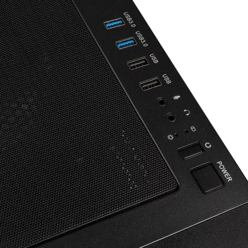 Kolink UNITY MESHBAY PERFORMANCE Midi Tower Schwarz