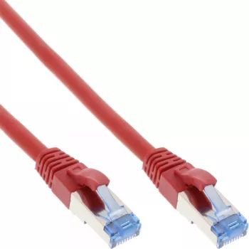 InLine Patchkabel S/FTP PiMF Cat.6A halogenfrei 500MHz rot 5m