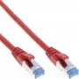 InLine Patchkabel S/FTP PiMF Cat.6A halogenfrei 500MHz rot 5m
