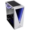 Computergehäuse Kolink VOID WHITE Midi Tower Weiß, Schwarz