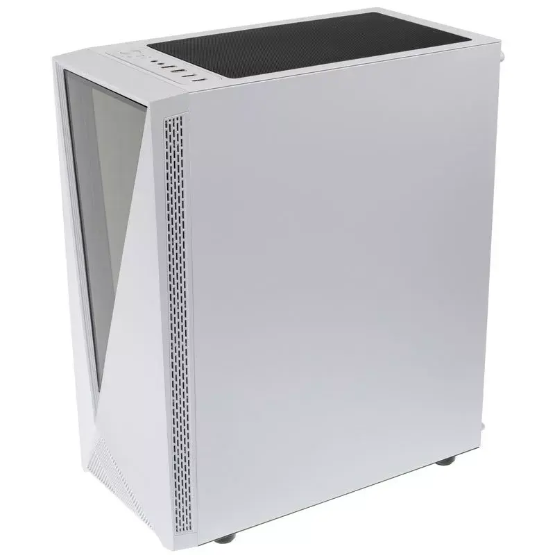 Computergehäuse Kolink VOID WHITE Midi Tower Weiß, Schwarz