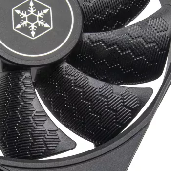 Gehäuselüfter SILVERSTONE SST-SF120B 120 mm schwarz — 120-mm-Kühllüfter für PC-Gehäuse