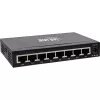 InLine Netzwerk-Switch 8-Port, 1 Gbit/s, Desktop, Metall, lüfterlos, geschirmte Ports