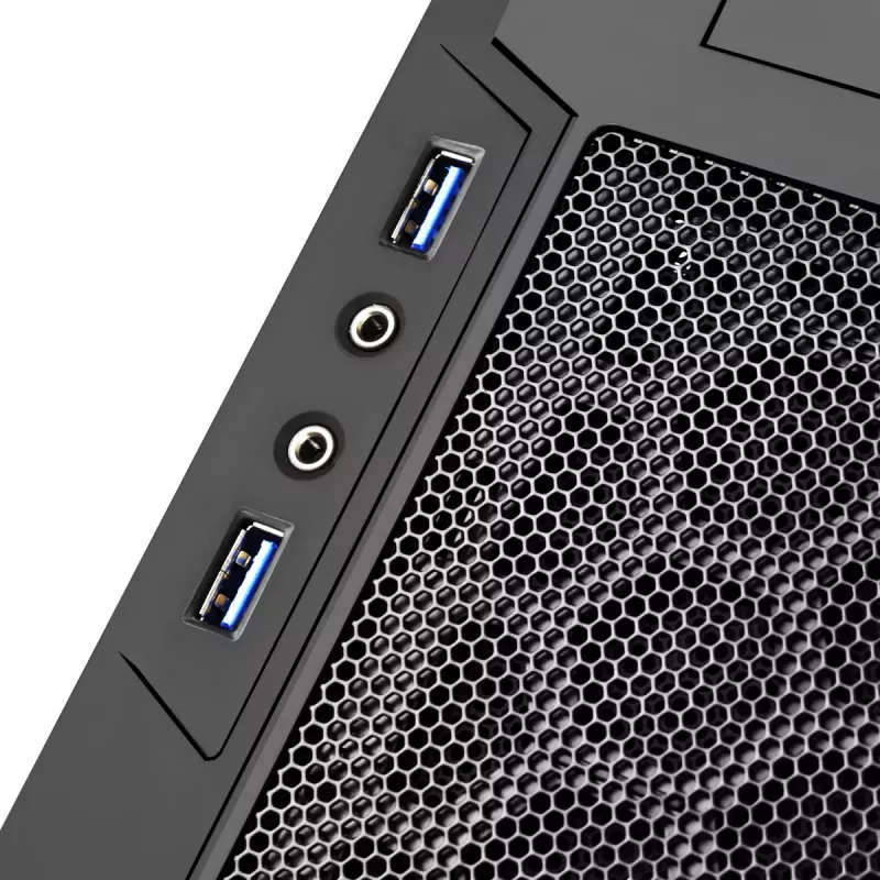 PC-Gehäuse Silverstone PS13 Mini Tower Schwarz