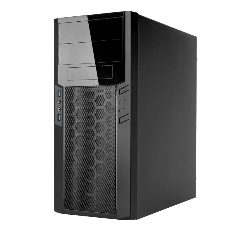 PC-Gehäuse Silverstone PS13 Mini Tower Schwarz