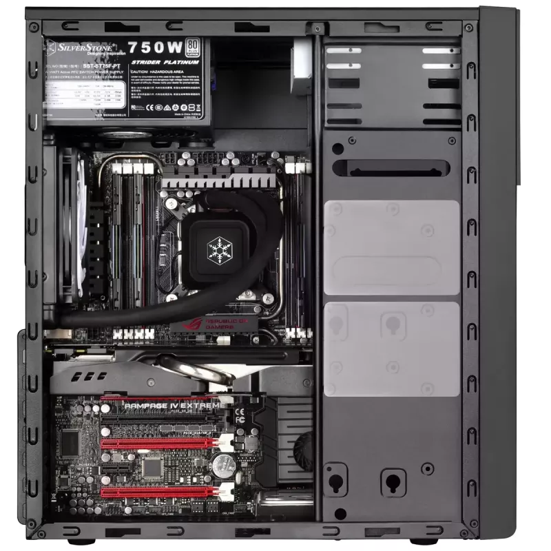 PC-Gehäuse Silverstone PS13 Mini Tower Schwarz