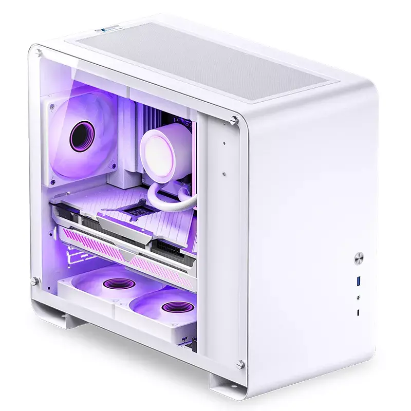 PC-Gehäuse Jonsbo U4 MINI WHITE Mini Tower Weiß