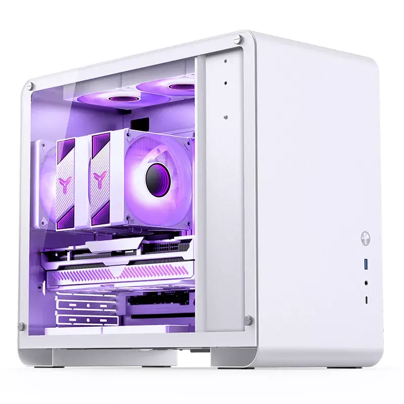 PC-Gehäuse Jonsbo U4 MINI WHITE Mini Tower Weiß