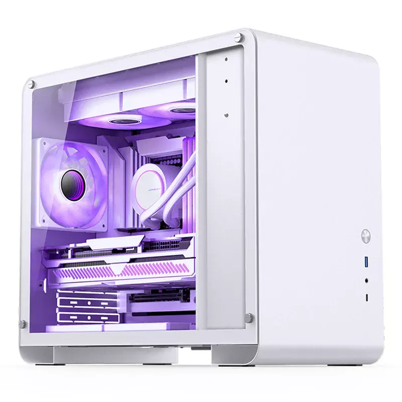 PC-Gehäuse Jonsbo U4 MINI WHITE Mini Tower Weiß