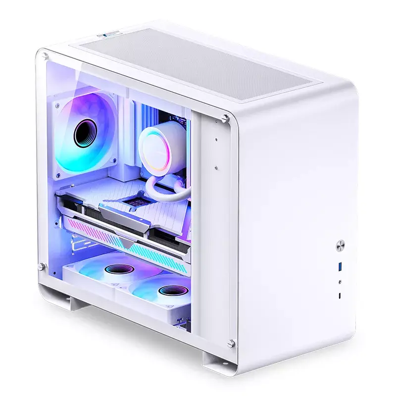 PC-Gehäuse Jonsbo U4 MINI WHITE Mini Tower Weiß