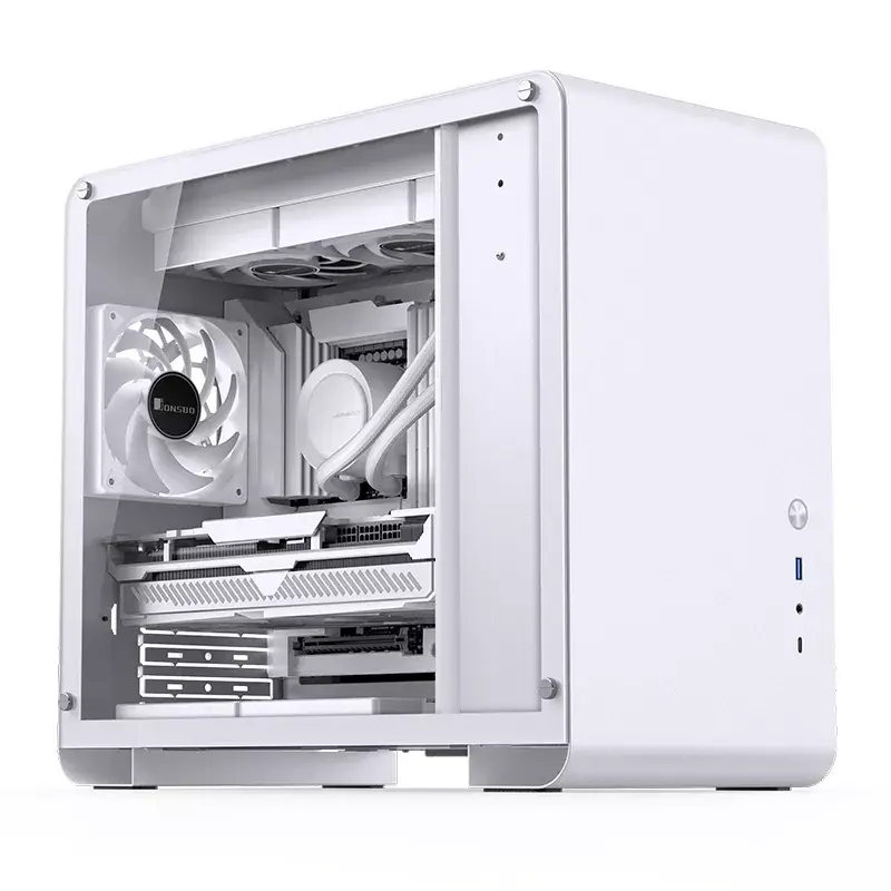 PC-Gehäuse Jonsbo U4 MINI WHITE Mini Tower Weiß