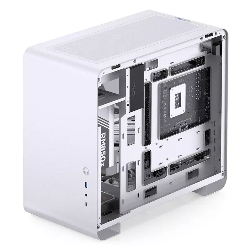 PC-Gehäuse Jonsbo U4 MINI WHITE Mini Tower Weiß